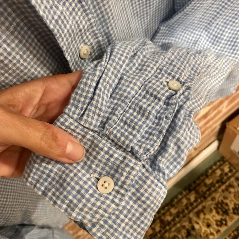 PRIVATELY SOLD!!! Ralph Lauren linen blue and - Picture 4 of 9
